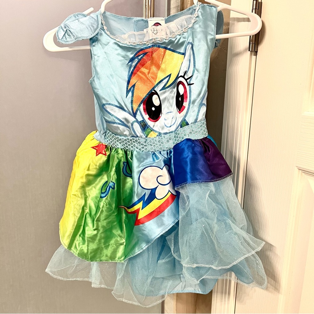 Halloween 🎃 Size 3T-4T My Little Pony Halloween Costumes Dress Rainbow Dash
